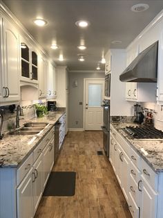 the kitchen is clean and ready for us to use in its new owner's home