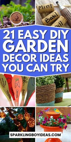 garden decor ideas that are easy to make