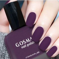 I just added a new item to eBay, Beautiful Plum Fashion Color Long Lasting Quick Dry Matte Nail Lacquer! #eBay #eBaySeller https://ebay.us/oxNeDP Plum Christmas Nails, Matte Purple Nails Short, Violet Matte Nails, Purple Matte Nails, Nails Plum Color, Matte Eggplant Nails, Deep Purple Nails