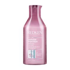 This shampoo provides volume to fine, limp hair. The formula gently cleanses to treat the scalp and refresh fine or weakened hair. The range features Bodifying Complex for root to tip volume and enhanced shine. Features Volumizing shampoo Ideal for fine or weakened hair pH-balanced Gently cleanses With volumizing Filloxane Enriched with softening silicone polymers How to use Use on wet hair Apply to the root Emulsify and slide over the lengths Rinse and repeat the shampoo Follow with Volume Injection conditioner 75 Days Hard Challenge, Redken Conditioner, Fix Hair Breakage, Easy Up Do, Redken Products, Volumizing Hair Products, Volume Hair Shampoo, Extremely Dry Hair, Fine Flat Hair