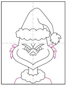 how to draw an angry bird in the style of santa claus step by step drawing