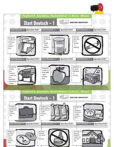 an info sheet with instructions on how to use the appliance for household appliances