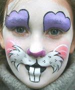 White Rabbit Face Painting By Natasha Wood Easter Face Paint, Festival Face Paint, Rabbit Face, Festival Face, Balloon Painting, Dance Makeup, Alice In Wonderland Birthday, Book Week Costume, Painting Courses