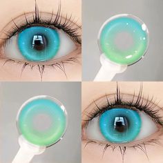 yickyue Korean Lenses, Make Your Eyes Look Bigger, Brown Eyes Aesthetic, Eyes Look Bigger, Colored Eye Contacts, Prescription Colored Contacts, Cosplay Fashion, Eye Contact Lenses