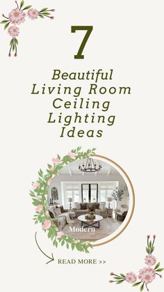 the 7 beautiful living room ceiling lighting ideas that are easy to do in less than 5 minutes