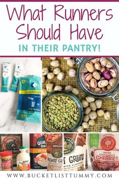 what runners should have in their pantry and how to use them for the next meal