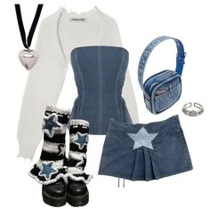 2000s Fashion Outfits, Kpop Fashion Outfits, Really Cute Outfits, Kpop Outfits, Kpop Fashion, Lookbook Outfits