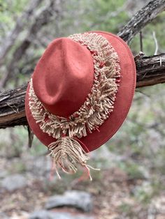 Handcrafted out of faux suede, accented with multicolored yarn ropes inspired by Mexican fiesta colors and finished with fluffy pompoms, these winter hats are equally comfortable and chic. Fits Small to Medium sizes due to its ELASTIC BAND in the rim. 21-22 inches (54-57 cm)Crown: 3 ¾ inches high.Brim: 5 inches wide. Mexican Mandala, Womens Felt Hat, Straw Hat Crafts, Fiesta Colors, Suede Hat, Santa Fe Style, Painted Hats, Boho Hat, Repurposed Clothing