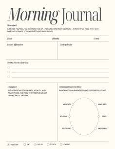 the morning journal is shown in black and white, with an image of a circle on it