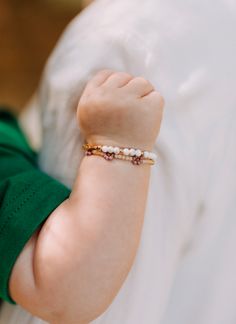 Made to last with 14k gold filled hardware. Comes in baby though adult sizes. Check out our size guide for help with sizing. We look forward to seeing you and your sweet little ones wearing your bracelets #joyfulbead. * Due to the nature of our handmade bracelets and the beads they might vary slightly. ** Our bracelets contain small pieces. Please supervise your child while wearing our bracelets. Cute Bracelets For Babies, Baby Beaded Bracelet, Newborn Bracelet, Customized Baby Bracelet, Phlox Flower, Baby Girl Bracelet, Phlox Flowers, Toddler Bracelet, Baby Bracelet