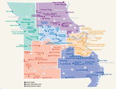 a map of the state of minnesota with all its major cities and towns labeled in blue