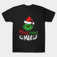 Merry Grinchmas -- Choose from our vast selection of Crewneck and V-Neck T-Shirts to match with your favorite design to make the perfect graphic T-Shirt. Pick your favorite: Classic, Boxy, Tri-Blend, V-Neck, or Premium. Customize your color! For men and women. Grinch T Shirt Ideas, Dance Team Shirts, Grinch T Shirt, Merry Grinchmas, Dance Team, Team Shirts, Grinch, Christmas Shirts, V Neck T Shirt