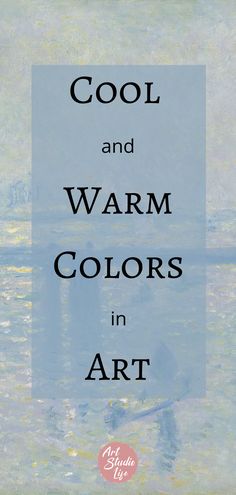 the words cool and warm colors in art