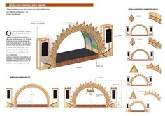 an architectural drawing shows the various stages of construction and how to use them in this project