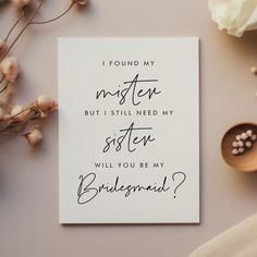 Minimalist Will you be my bridesmaid card Will You Be My Bridesmaid Poem, Wedding Invitations For Bridesmaids, Simple Bridesmaid Proposal Card, Will You Be Bridesmaid, Will You Be My Bridesmaid Card Messages, Bridesmaid Cards Will You Be My, Cute Ways To Ask Your Friends To Be Bridesmaids, Ask To Be Maid Of Honor Ideas, Diy Will You Be My Bridesmaid Card