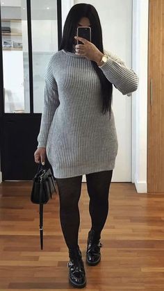 Grey Dress Outfit Black Women, Thanksgiving Day Outfits Women Casual, Boot Outfits For Women, Fall Wine Tasting Outfit, Fall Wear, Lovely Clothes, Fashion Mistakes