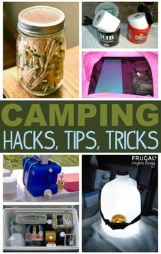 camping hacks, tips and tricks