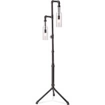 a tripod light with three lights on it