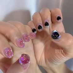 Pretty Gel Nails, Nails Inspo, Anime Music, Nails Nails, Fake Nails, Fashion Nails, Makeup Nails, Press On Nails, Nail Inspo