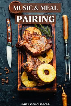 Music & Meal Pairing: A Culinary Symphony Pork Chops With Pineapple, Pineapple Pork Chops, Pineapple Recipe, Pineapple Pork, Yellow Pineapple, Pineapple Recipes, Chops Recipe, Healthy Fish, Healthy Clean Eating