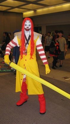 A Clown, Yellow