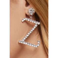 You deserve to be a princess for your day. ⬇️ Shipping takes; 2-4 days to USA 1-3 days to EU 2-5 days to rest of the world.  PRODUCT DESCRIPTION👇 These Jewelry Furtek earrings are the epitome of fashion and style. Their combination of crystal stone and rhinestone creates a stunning look that is both trendy and elegant. The crystal stone sparkles in the light, adding a touch of sophistication to your outfit. The rhinestones are strategically placed to enhance the overall design, creating a piece Trendy Silver Earrings For Birthday, Diy Rhinestone Earrings, Z Letter, Trending Earrings, Extra Long Earrings, Silver Bridal Earrings, Striped Earrings, Earrings Stone, Natural Stone Earrings