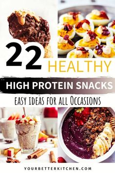 healthy high protein snacks for all occasions