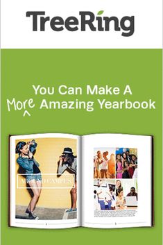 an open book with the title, you can make a more amazing yearbook for teens