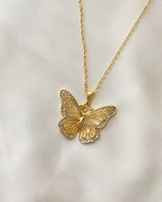 This Pendant Necklaces item by VinashopTr has 992 favorites from Etsy shoppers. Ships from Türkiye. Listed on Oct 19, 2024 Cute Necklaces Gold, Butterfly Gold Necklace, Soft Gold Aesthetic, Butterfly Jewelry Necklace, Perfume Cream, Dainty Butterfly Necklace, Etsy Jewelry Necklace, Gold Butterfly Necklace, Aesthetic Items