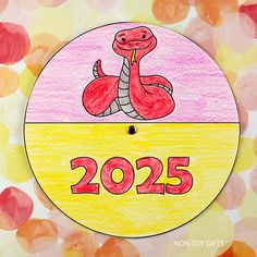 Celebrate the Lunar New Year with your family in 2025 and make a Chinese New Year snake spinner wheel. What better way to celebrate the year of the snake than with a fun and engaging snake craft? You have the option to print one wheel per page (bigger wheels) or two wheels per page (smaller wheels). The product includes: a list of supplies directions patterns photos of the final project step by step photos PLEASE NOTE - Files are NOT editable.- Please be aware that this listing is for a digital Snake Craft For Kids, After School Program Activities, Spinner Craft, Japanese Worksheets, Snake Craft, Snake Crafts, Toddlers Activities, Spinner Wheel, New Year Crafts