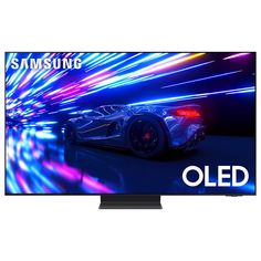 an ole tv with the samsung logo on it and text that reads oleed above it