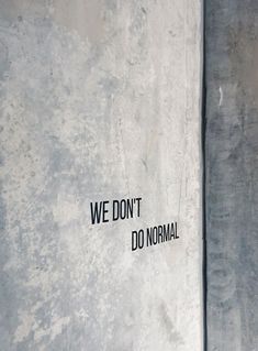 we don't do normal sticker on the side of a concrete building wall