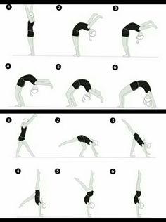 the instructions for how to do a handstand with one hand and two legs