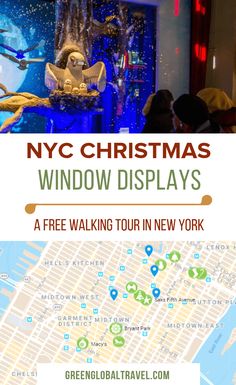 NYC Christmas Window Displays: Free Walking Tour in New York | New york city christmas, Nyc christmas, New york city vacation
