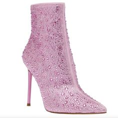 Nwot Steve Madden Pink Valora Bootie In Size 8.5. Product Details: Steve Madden Women's Boots | Valora Pink Perfectly Pink, This Shimmering Heeled Boot Will Elevate Even The Most Minimal Looks. The Classic Shape Features A Pointed Toe And Side Zip Entry For Practicality. Elevated By A Sparkly Rhinestone Upper, This Ankle Bootie Will Be Your New Fave. Synthetic Upper Material And Sole 3 Inch Heel Height Rhinestone Embellishments Chrome Heel Rhinestone Embellishments, Buy Shoes Online, 3 Inch Heels, Taylor Swift Style, Pink Shoes, Ankle Bootie, Buy Shoes, Steve Madden Shoes, Ankle Booties