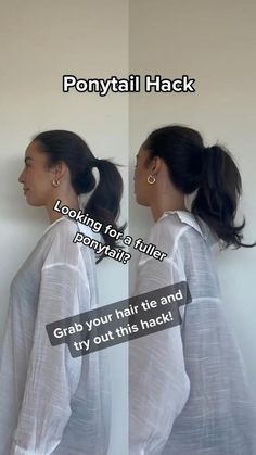 Instant Hairstyles, Styling Layered Hair, How To Style Layered Hair, How To Cut Curtain Bangs, How To Style Curtain Bangs, Hair Blowout Styles, Fuller Ponytail, Braid Videos, New Hair Trends