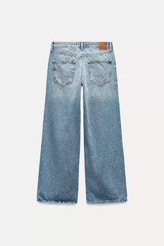 MID-RISE Z1975 WIDE LEG JEANS - Mid-blue | ZARA United States