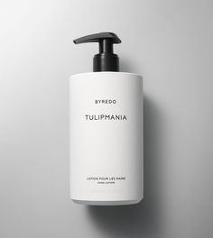 Tulipmania Hand Lotion 450 ml | BYREDO Shower Gel Packaging, Boston Penthouse, Rose Lotion, Shampoo Design, Fresh Perfume, Body Shampoo, Cosmetic Packaging Design, Blonde Wood, Skincare Packaging