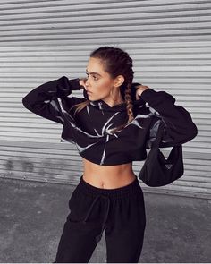 Cali Style, Cali Girl, La Fashion, Cropped Hoodie