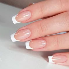 French Nail Designs, French Tip Nails, Best Acrylic Nails