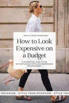 Look Expensive On A Budget, How To Look Expensive, Chique Outfit, Mode Tips, Look Expensive, Chique Outfits, Casual Chique, How To Look Rich, Effortless Outfit