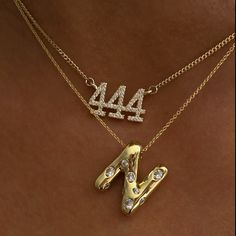 Enhance your spiritual connection with the Alignment Angel Number Necklace. Designed to channel positive energy through the power of angels, this necklace features sacred numbers for added spiritual alignment. Connect with your inner self and uplift your energy with this unique and meaningful necklace. Product Details: Made to Order - FINAL SALE 16" 14K Gold-Filled Baby Curb Chain 14K Gold-Filled CZ Charm - 111-999 Available Not Water-Wearable Made in Scottsdale, AZ Click here to buy an extender 777 Jewelry, Sacred Numbers, Spiritual Alignment, Angel Number Necklace, Pandora Bracelet Charms Ideas, Meaningful Necklace, Necklace Product, Number Necklace, Inner Self