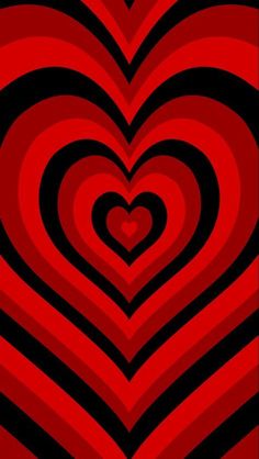 a red and black heart shaped background