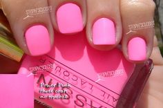 Love this pink Neon Nail Polish, Pink Barbie, Pink Nail Polish, Ideas Nails, Get Nails, Nails Pink, Pink Nail, Pink Neon