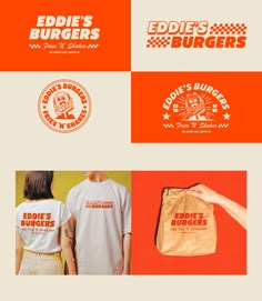 60s Industrial Design, Burger Diner Aesthetic, Fast Food Brand Identity, Restaurant Brand Identity Design, Burger Restaurant Branding, Burger Brand Identity, Brand Identity Restaurant, Burger Identity, Burger Branding Design