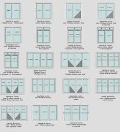 the different types of windows and doors