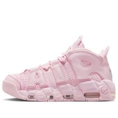 Light Pink Shoes, Nike Air Uptempo, Shoe Storage Ideas, Nike Fashion Sneakers, Pink Nike Shoes, Nike Air More Uptempo, Nike Air More, Back To School Shoes, All Nike Shoes