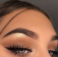 Evening Eye Makeup, Gold Makeup Looks, Eye Makeup Images, Classy Makeup, Wedding Eye Makeup, Prom Eye Makeup, Swag Makeup, Eye Makeup Pictures, Pinterest Makeup