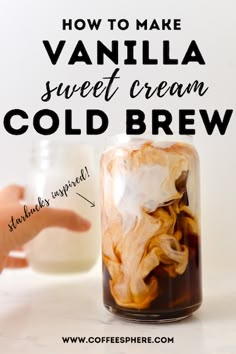 how to make vanilla sweet cream cold brew