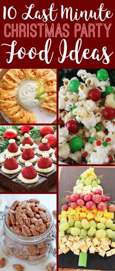 christmas party food ideas that are easy to make